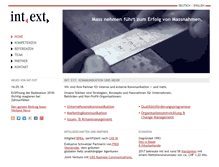 Tablet Screenshot of int-ext.com